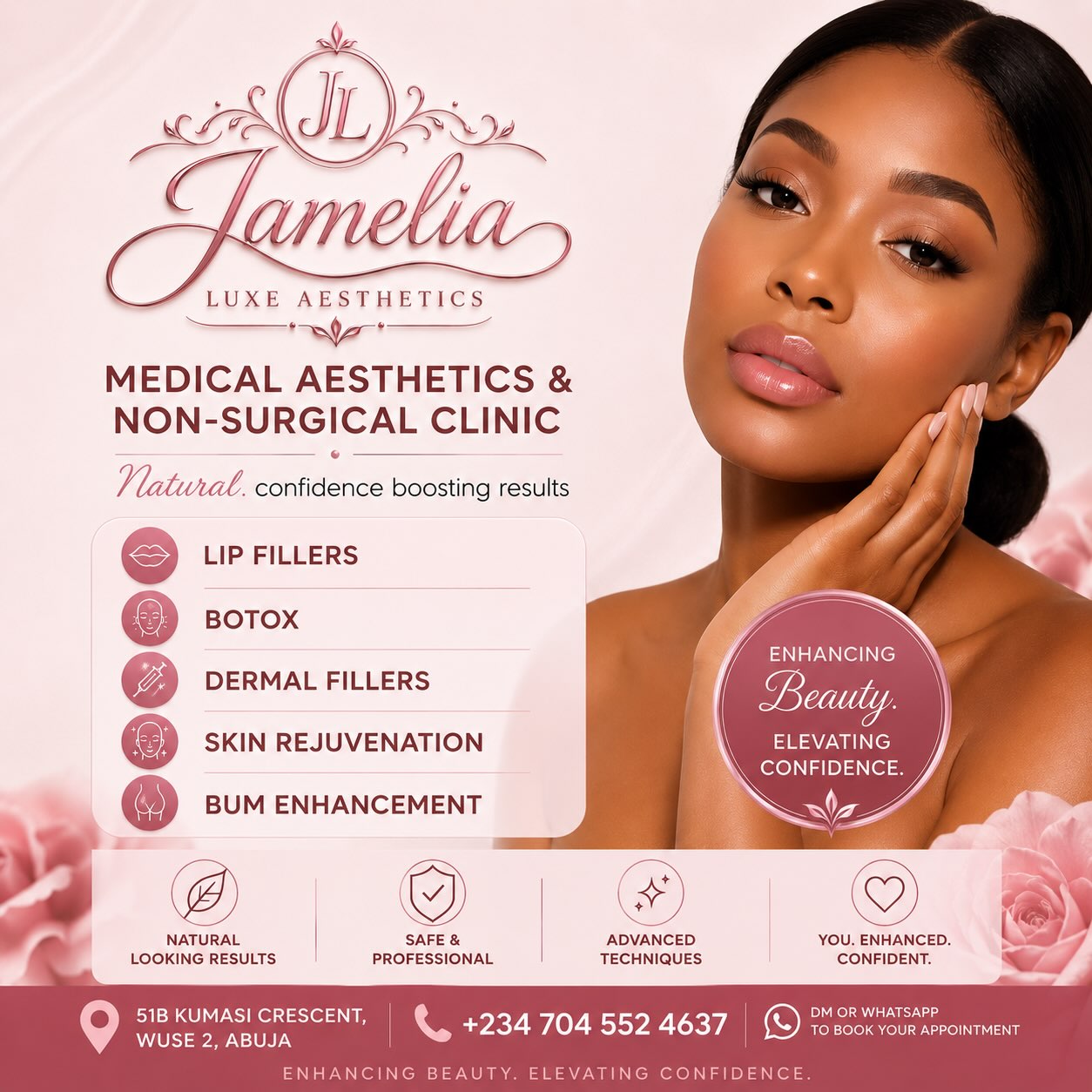 Jamelia Luxe Clinic Interior
